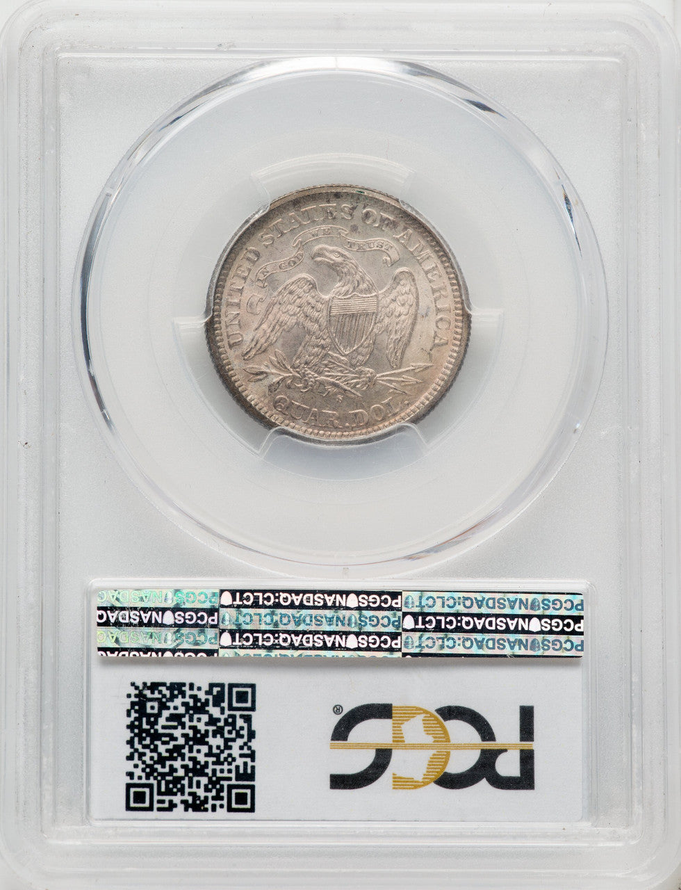 1874-S 25C ARROWS Seated Quarter PCGS MS66