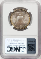 1958 50C Franklin Half Dollar NGC MS67+