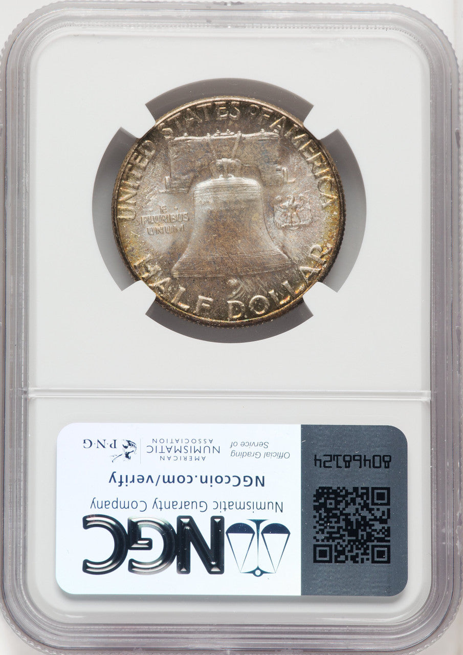 1958 50C Franklin Half Dollar NGC MS67+