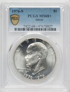 1976-S S$1 SILVER Eisenhower Dollar PCGS MS68+