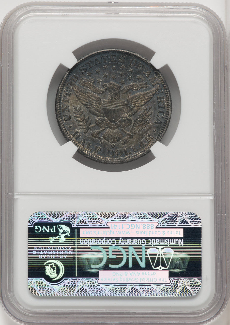 1892-O 50C Barber Half Dollar NGC MS61