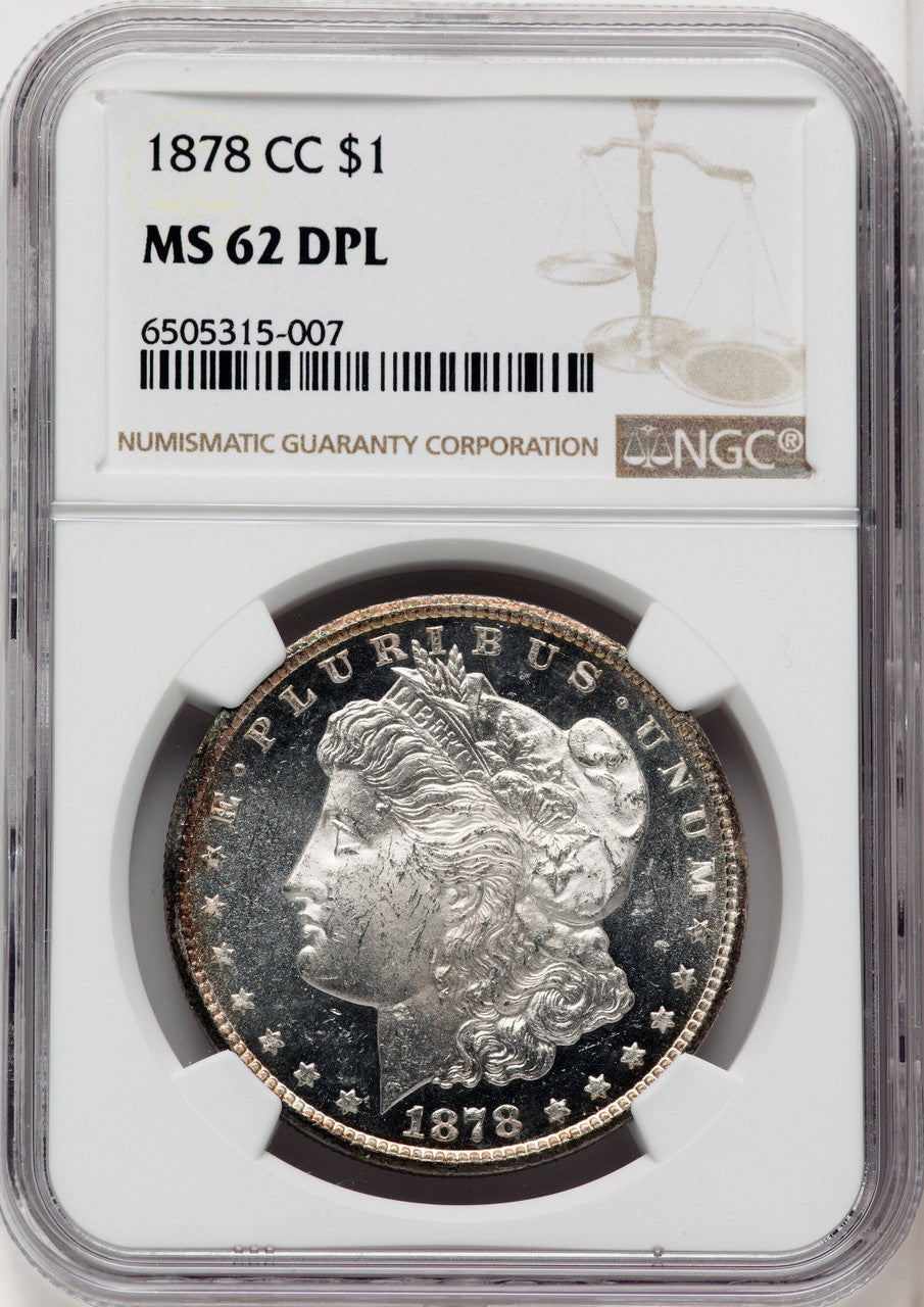 1878-CC $1 DM Morgan Dollar NGC MS62