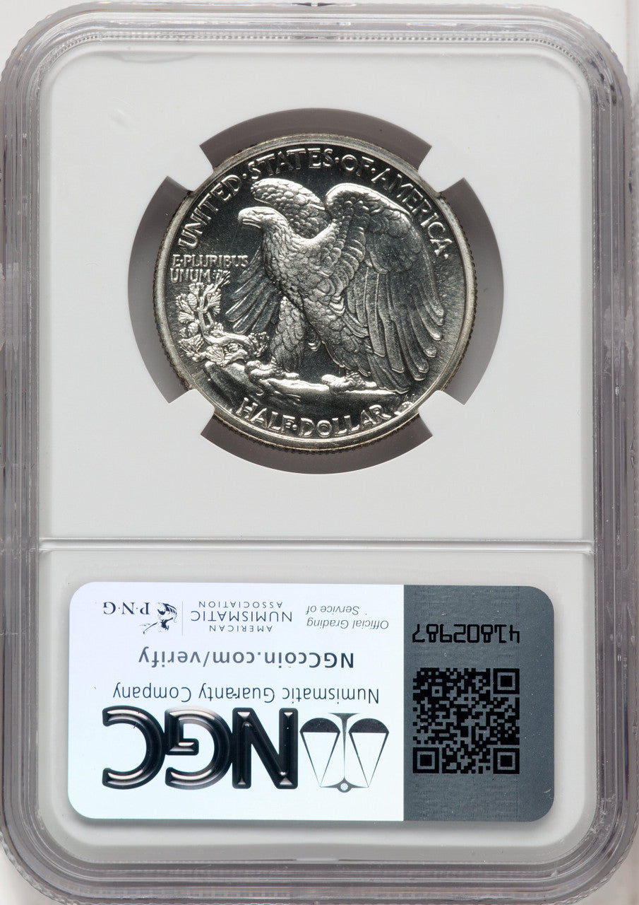 1939 50C Proof Walking Liberty Half Dollar NGC PR67+