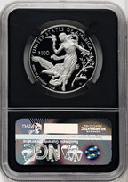 2016-W $100 One-Ounce Platinum Eagle First Strike FR Blue NGC PF70
