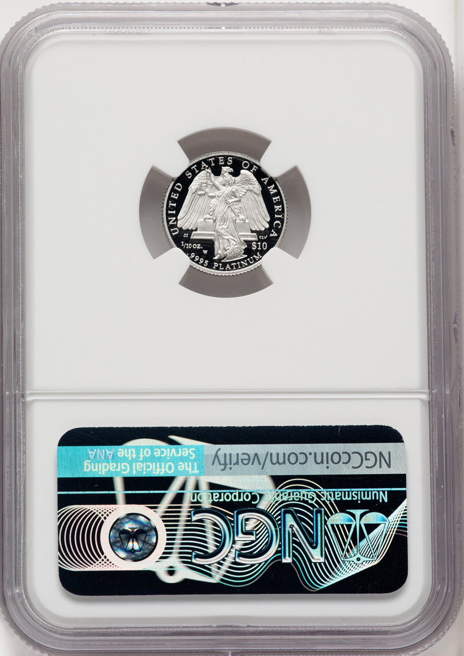 2008 4-Coin Set Platinum American Eagle Brown Label NGC PF70
