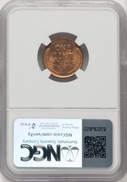 1935-S 1C RD Lincoln Cent NGC MS67