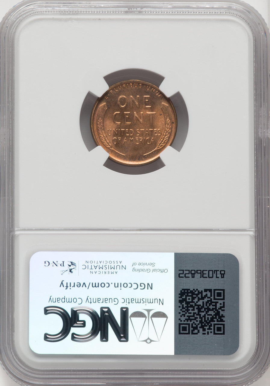 1935-S 1C RD Lincoln Cent NGC MS67