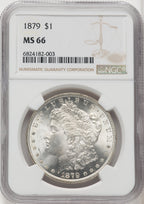 1879 $1 Morgan Dollar NGC MS66 (505005022)
