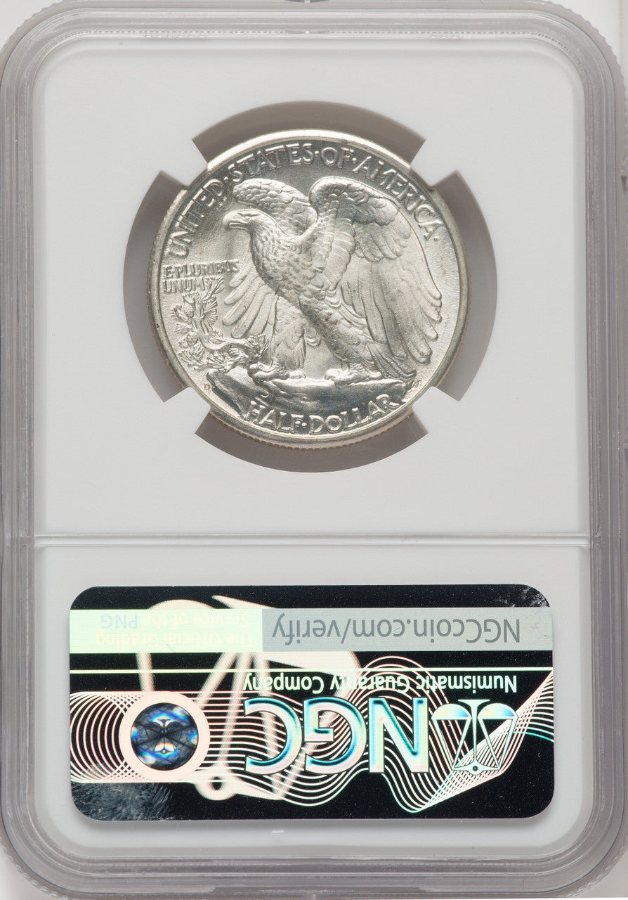 1946-D 50C Walking Liberty Half Dollar NGC MS67 (767664004)