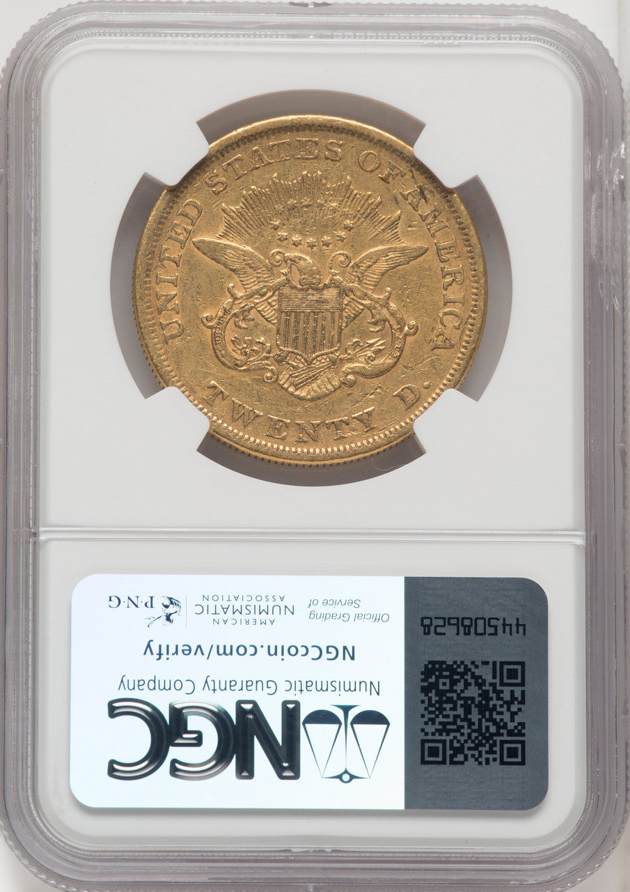 1852 $20 Liberty Double Eagle NGC XF45