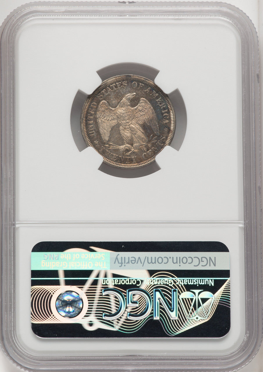1876 20C Twenty Cent Pieces NGC MS62
