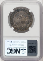 1822 50C O-114 Bust Half Dollar NGC AU55