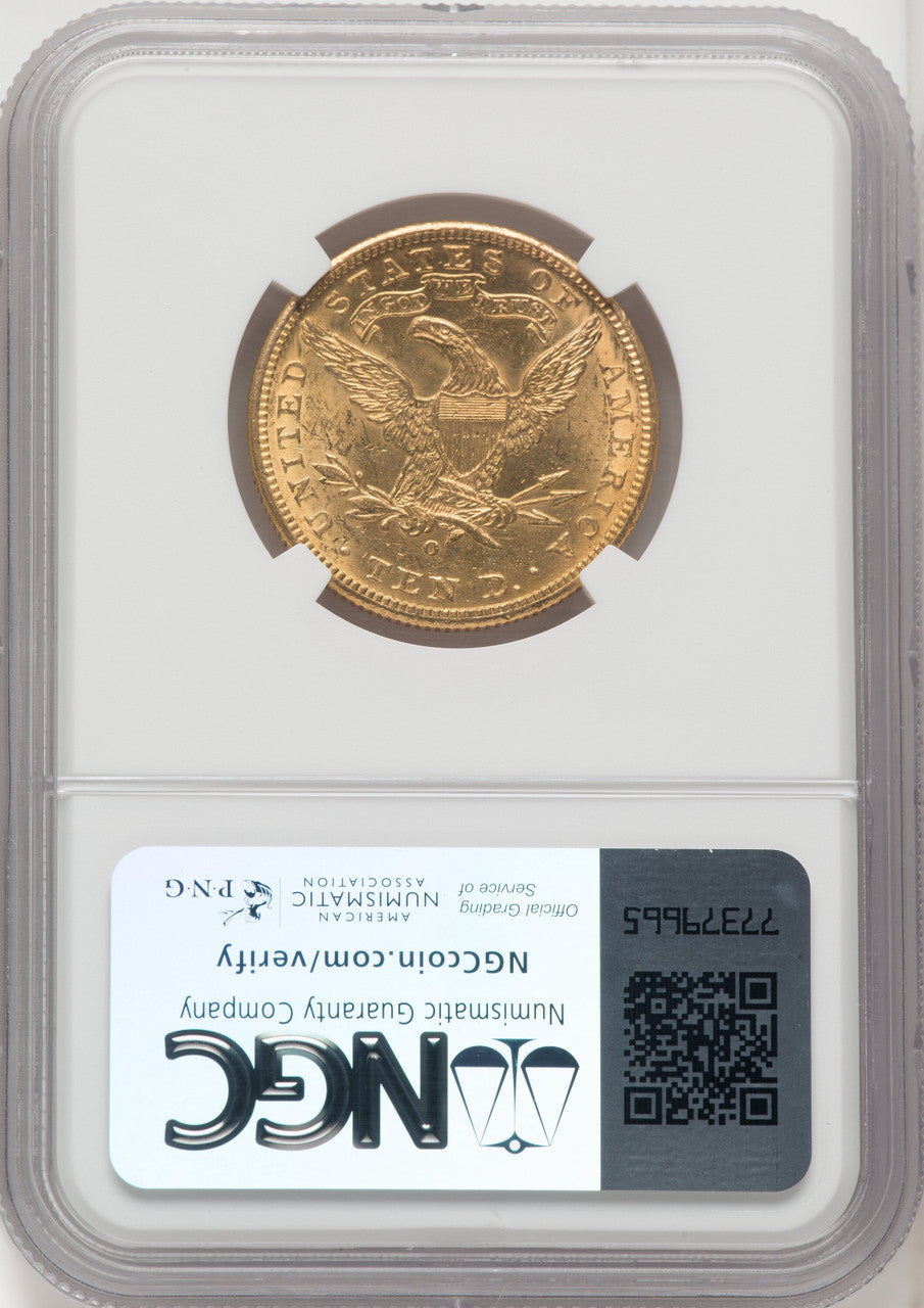 1892-O $10 Liberty Eagle NGC MS62