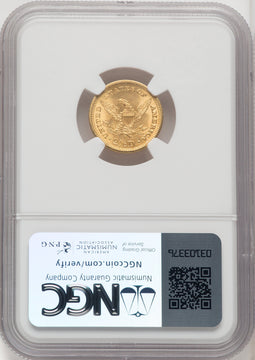 1903 $2.50 Liberty Quarter Eagle NGC MS66+