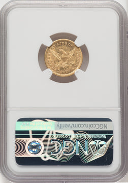 1879-S $2.50 Liberty Quarter Eagle NGC MS61