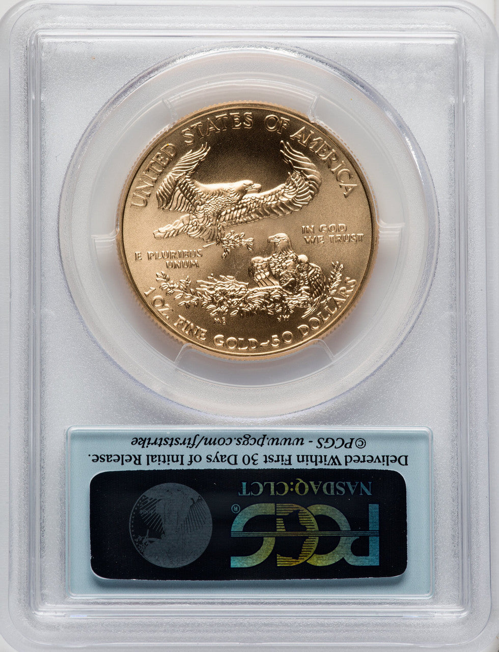2013 $50 One-Ounce Gold Eagle First Strike PCGS MS70