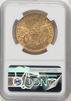 1876 $20 Liberty Double Eagle NGC AU58 (766459003)