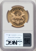 1876 $20 Liberty Double Eagle NGC MS60