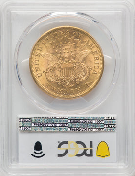 1876-S $20 Liberty Double Eagle PCGS MS61 (766894022)