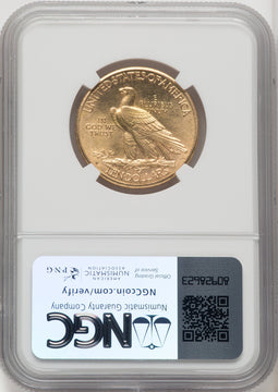 1909-S $10 Indian Eagle NGC AU58