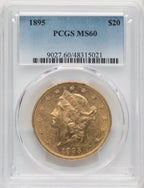 1895 $20 Liberty Double Eagle PCGS MS60