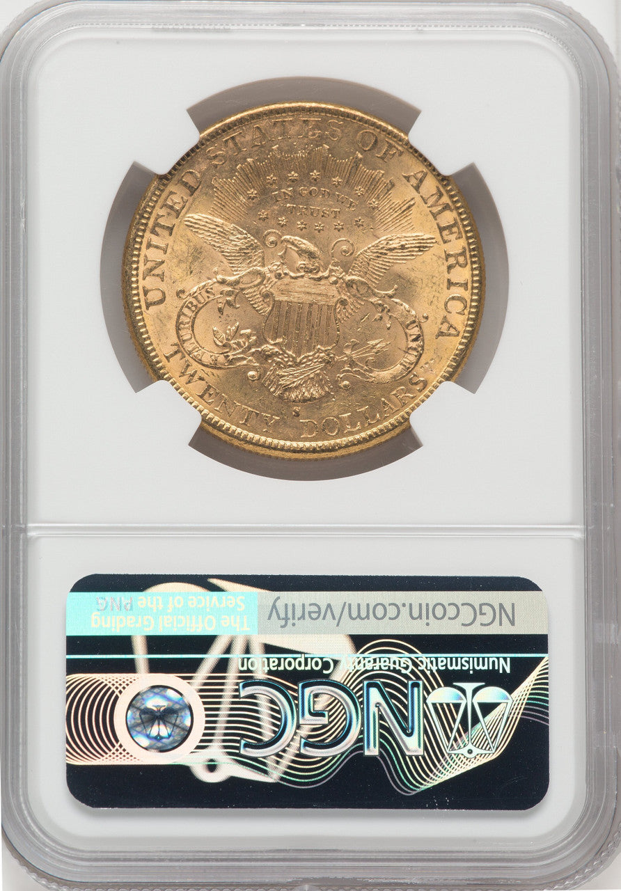 1897-S $20 Liberty Double Eagle NGC MS61