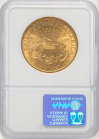 1900-S $20 Liberty Double Eagle NGC MS60