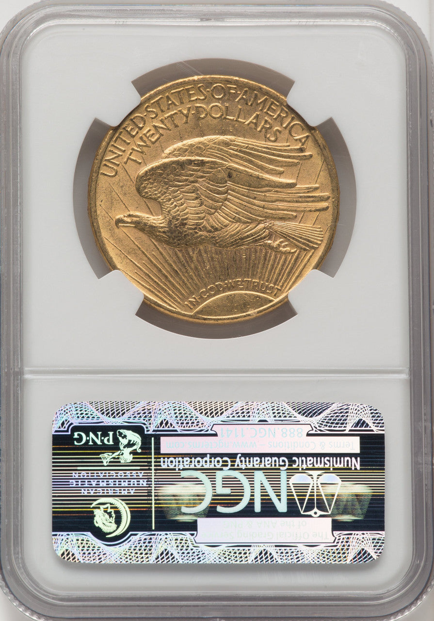 1909-D $20 Saint-Gaudens Double Eagle NGC MS61