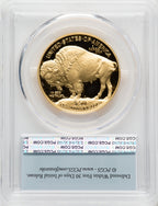 2023-W G$50 Gold Buffalo First Strike DCAM FS Flag PCGS PR70