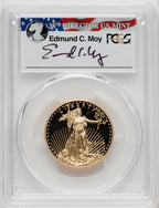 2016-W $25 Half-Ounce Gold Eagle 30th Anniversary FDI Moy Signature PCGS PR70