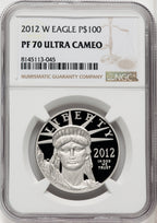 2012-W $100 One-Ounce Platinum Eagle Brown Label NGC PF70 (505954012)