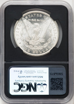 1883-CC $1 Mike Castle Blk Core Franklin Series Morgan Dollar NGC MS67