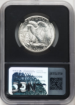 1939 50C Mike Castle Blk Core Franklin Series Walking Liberty Half Dollar NGC MS67+ (762048013)