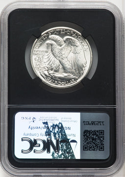 1939 50C Mike Castle Blk Core Franklin Series Walking Liberty Half Dollar NGC MS67+ (762048008)
