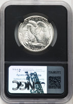 1939 50C Mike Castle Blk Core Franklin Series Walking Liberty Half Dollar NGC MS67+ (762048008)