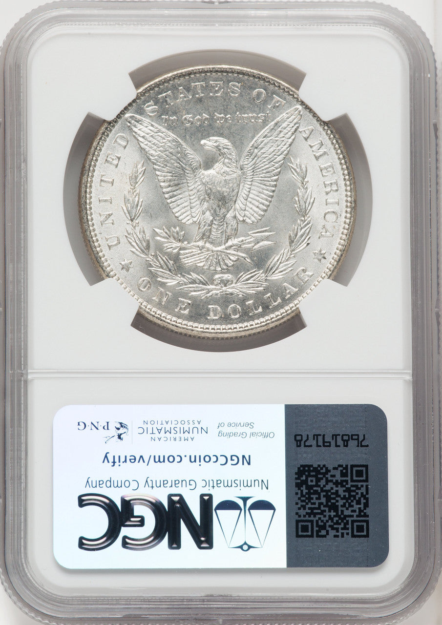 1887 $1 Morgan Dollar NGC MS67+