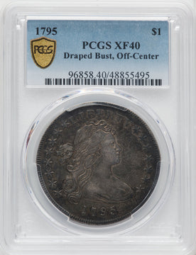 1795 S$1 Off Center Early Dollar PCGS XF40