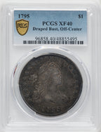 1795 S$1 Off Center Early Dollar PCGS XF40