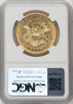 1853-O $20 Liberty Double Eagle NGC AU55 (765816028)