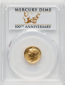 2016-W 10C-50C Gold Centennial Three Coin Set First Strike Modern Commemoratives PCGS MS70