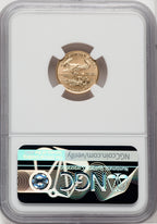 2019 $5 Tenth Ounce Gold Eagle Brown Label NGC MS70