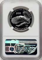 2019-W $100 One-Ounce Platinum Eagle Liberty Miles Standish NGC PF70