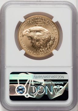 2021 One-Ounce Gold Eagle Type Two NGC MS70