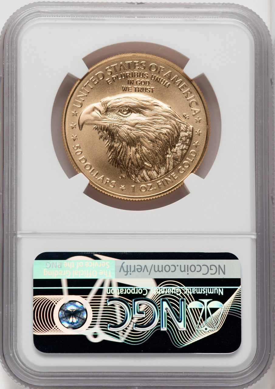 2021 One-Ounce Gold Eagle Type Two NGC MS70