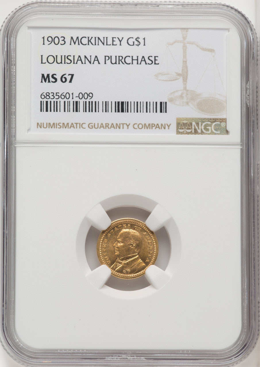 1903 G$1 MCKIN Commemorative Gold NGC MS67 (766886016)