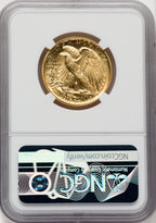 2016-W 50C 24K Gold Half-Ounce Brown Label NGC MS70