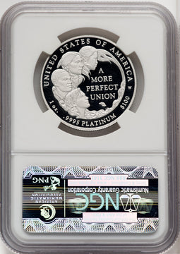 2009-W $100 One-Ounce Platinum Eagle First Strike ER Blue NGC PF70