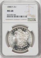 1880-S $1 Morgan Dollar NGC MS68 (505827009)