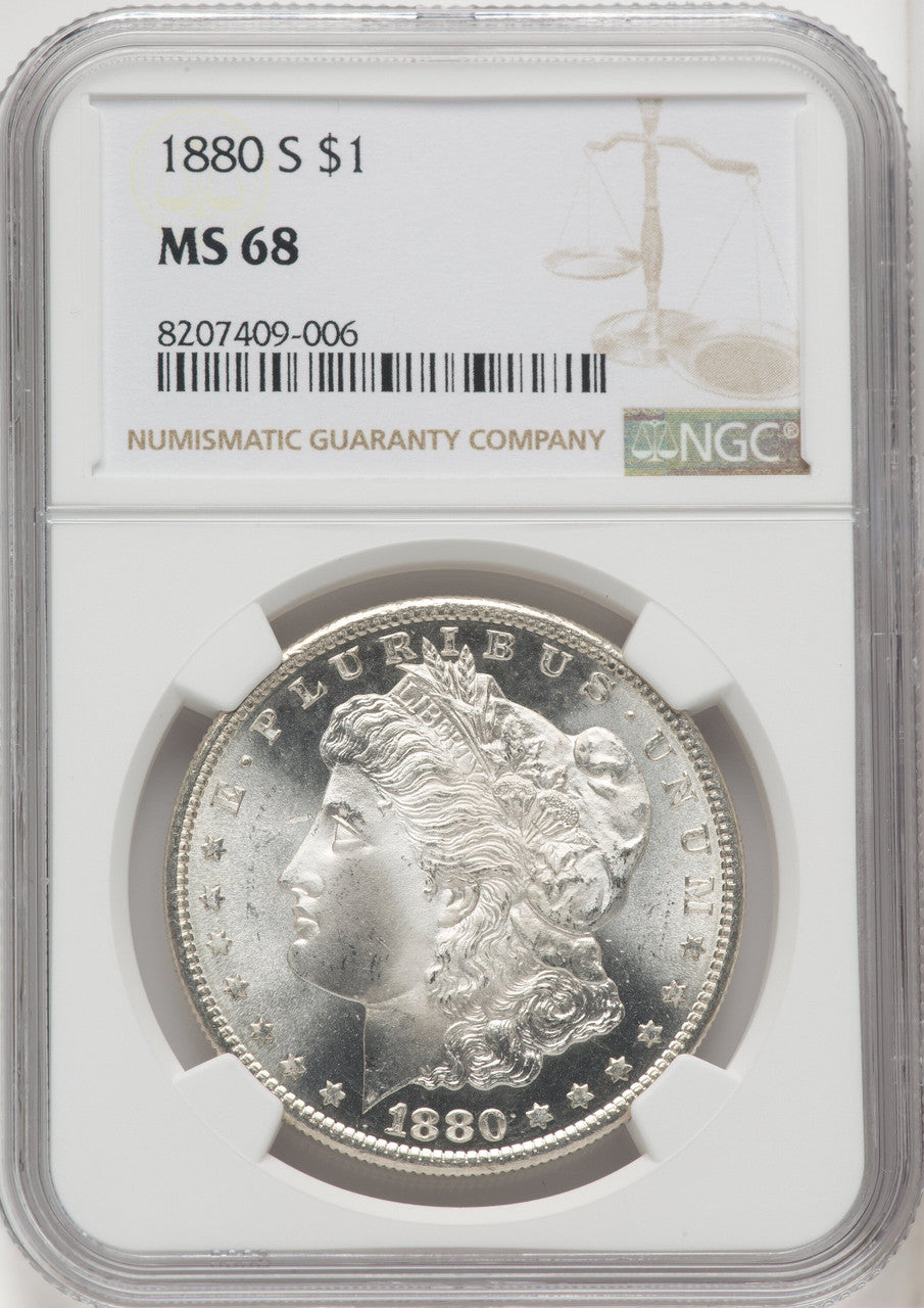 1880-S $1 Morgan Dollar NGC MS68 (505827009)