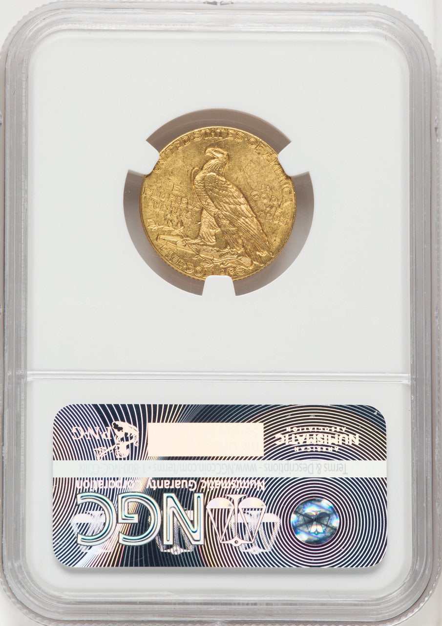 1912 $5 Indian Half Eagle NGC MS63 (766993054)